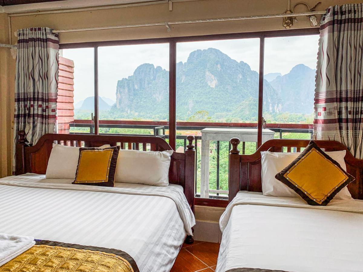 Bountang Mountain View Riverside Hotel 방 비엥 외부 사진