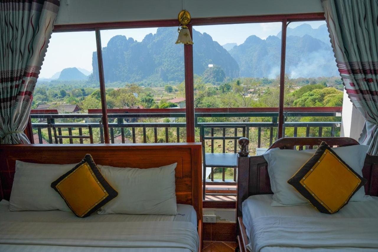 Bountang Mountain View Riverside Hotel 방 비엥 외부 사진