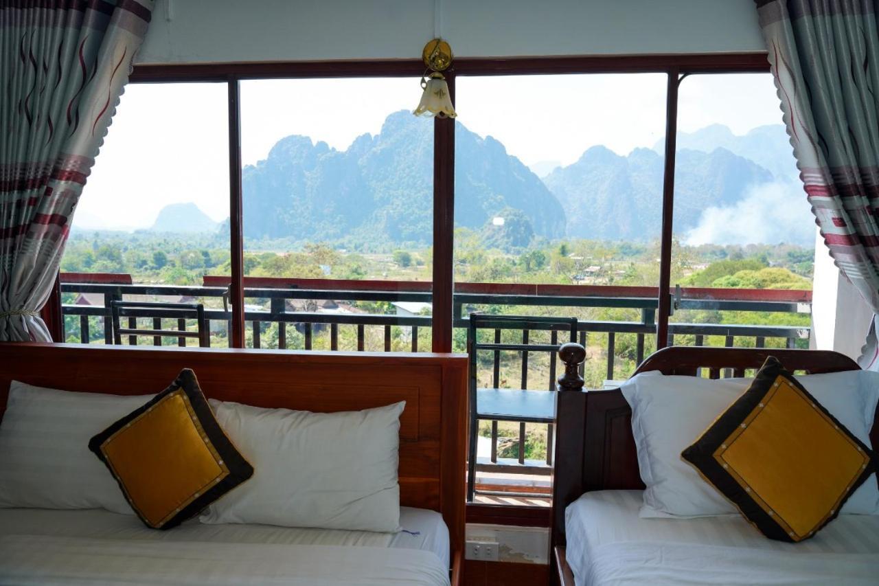 Bountang Mountain View Riverside Hotel 방 비엥 외부 사진